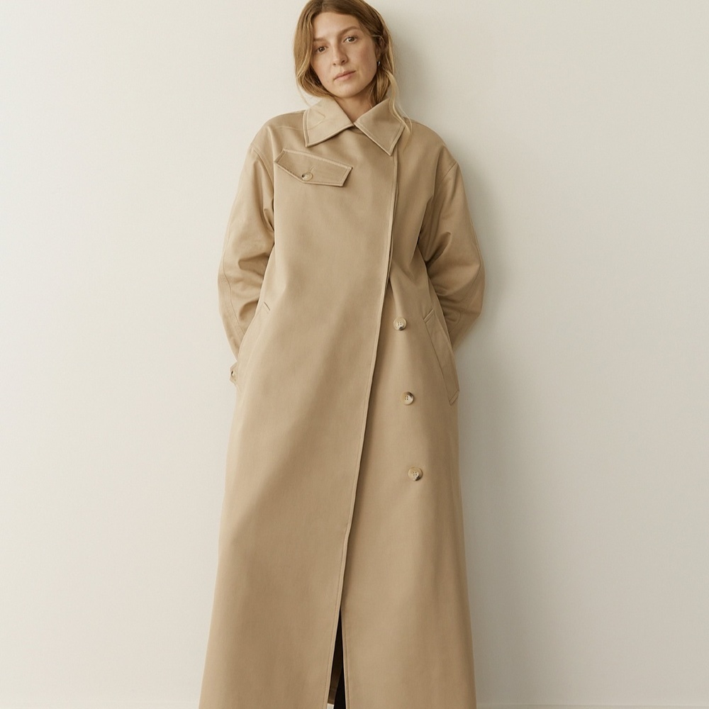 Aligne NWT Gilda Maxi Trench Coat
